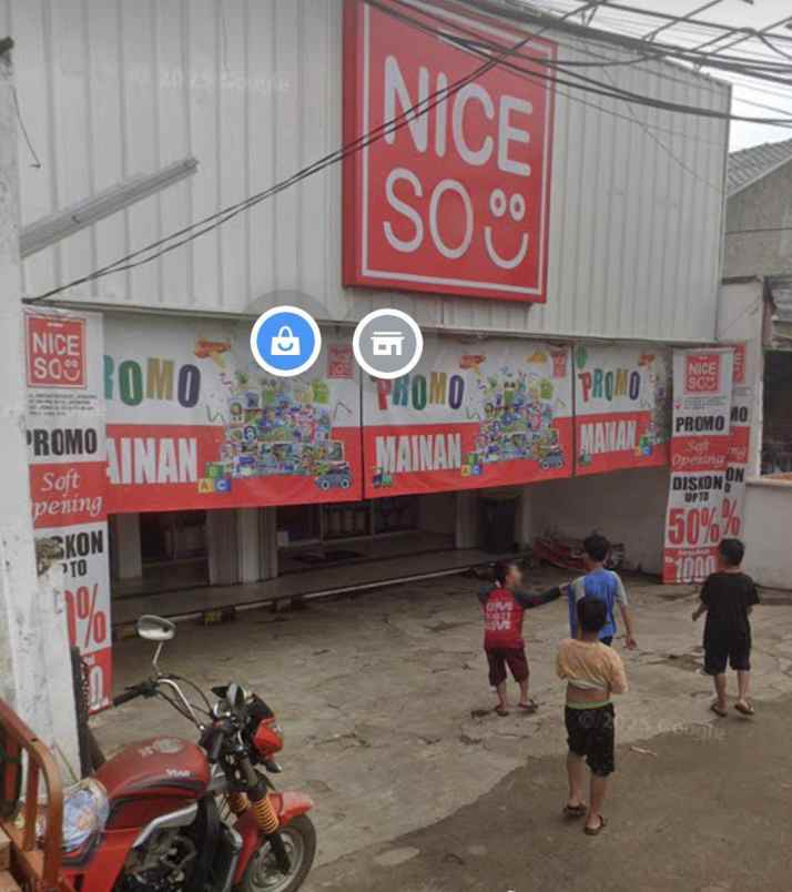 ruko gudang kantor jalan kincan dekat pintu