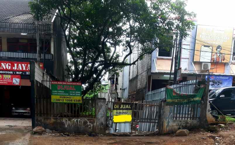 ruko gudang kantor jalan kincan dekat pintu