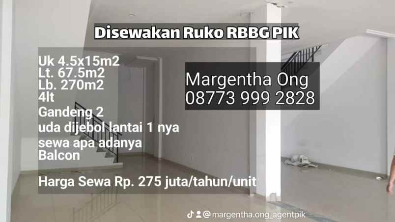 ruko rbbg golf island pik ruko gandeng