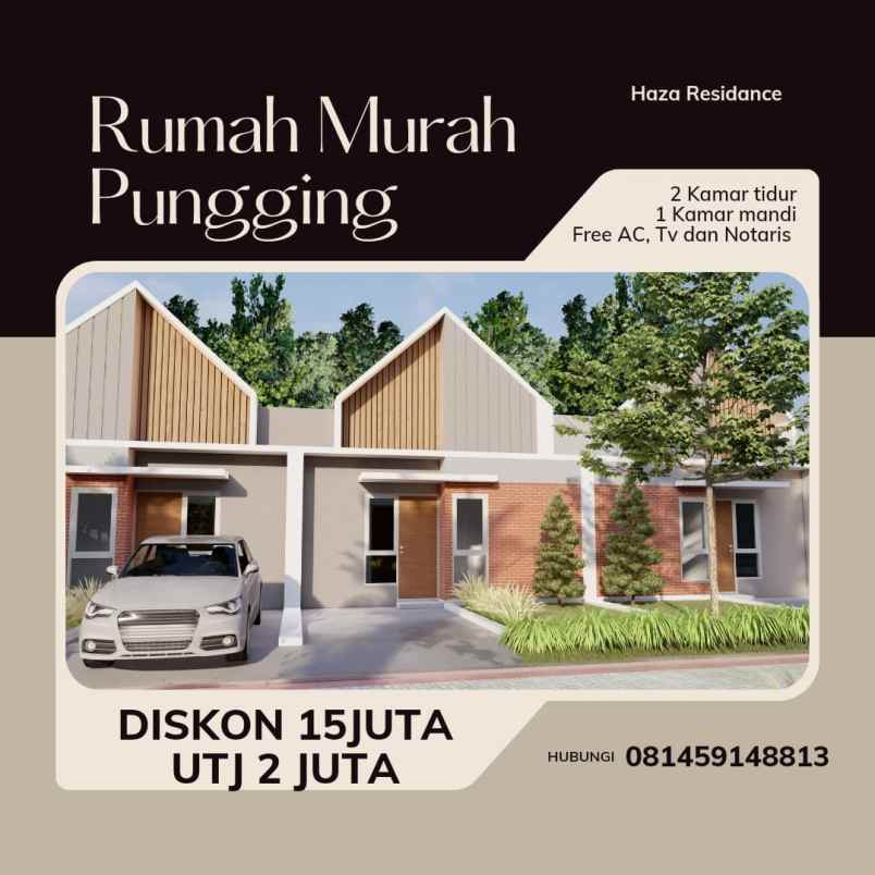 rumah asri pungging dekat nip