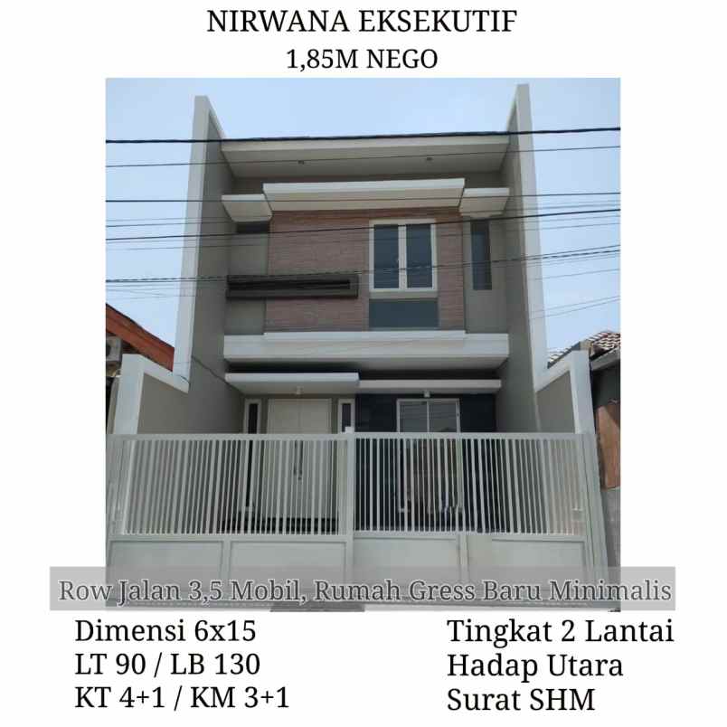 rumah baru nirwana eksekutif di surabaya timur