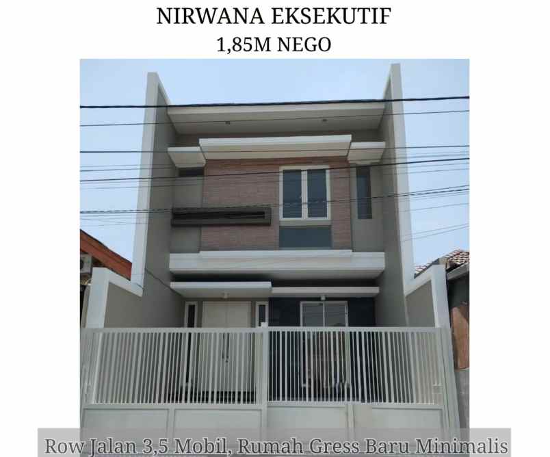 rumah baru nirwana eksekutif di surabaya timur