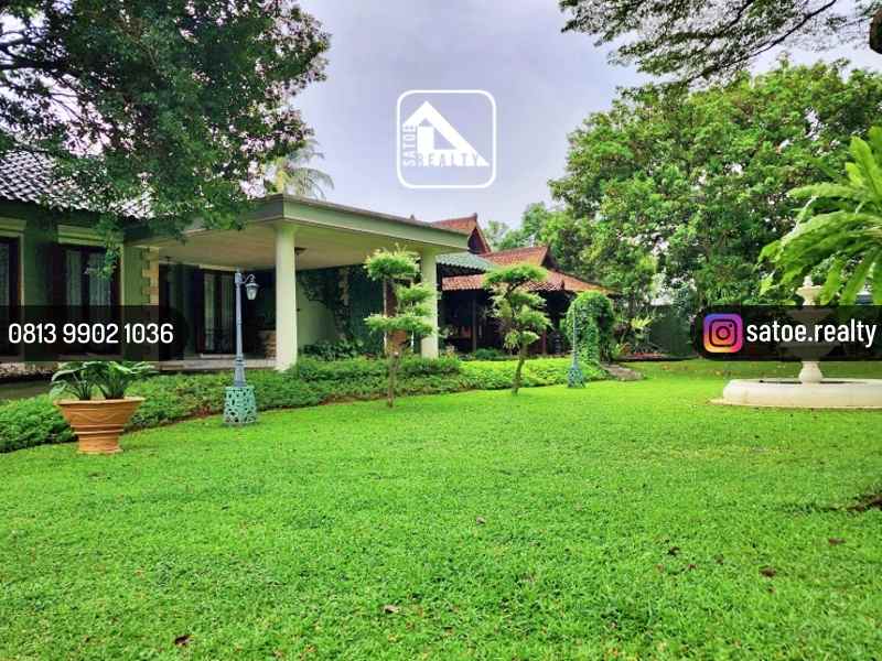 rumah cantik ala resort terluas di lebak bulus raya
