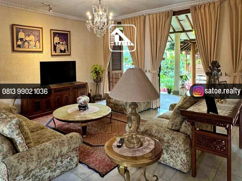 rumah cantik ala resort terluas di lebak bulus raya