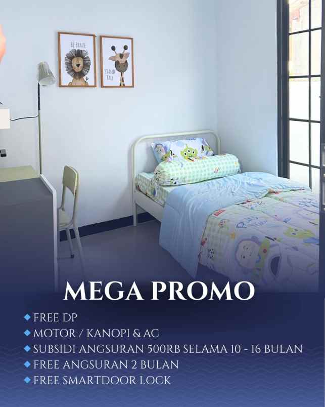 rumah cluster hanya 500 ribu all in di kota bekasi