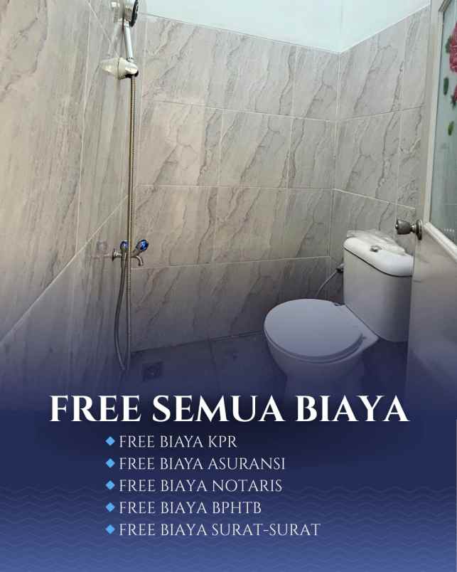 rumah cluster hanya 500 ribu all in di kota bekasi