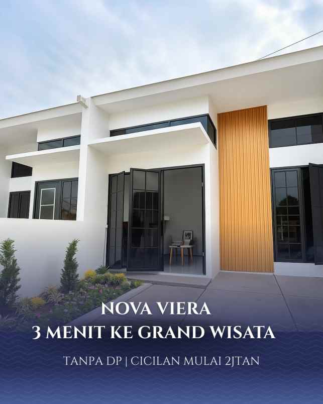rumah cluster hanya 500 ribu all in di kota bekasi