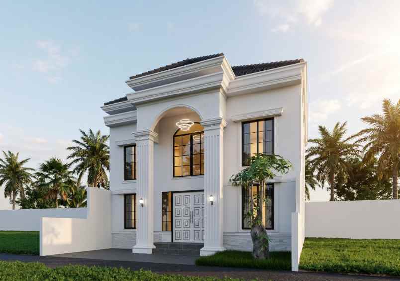 rumah desain clasic type 90 di km 9 palembang