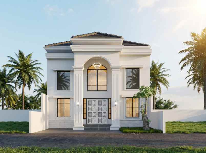 rumah desain clasic type 90 di km 9 palembang
