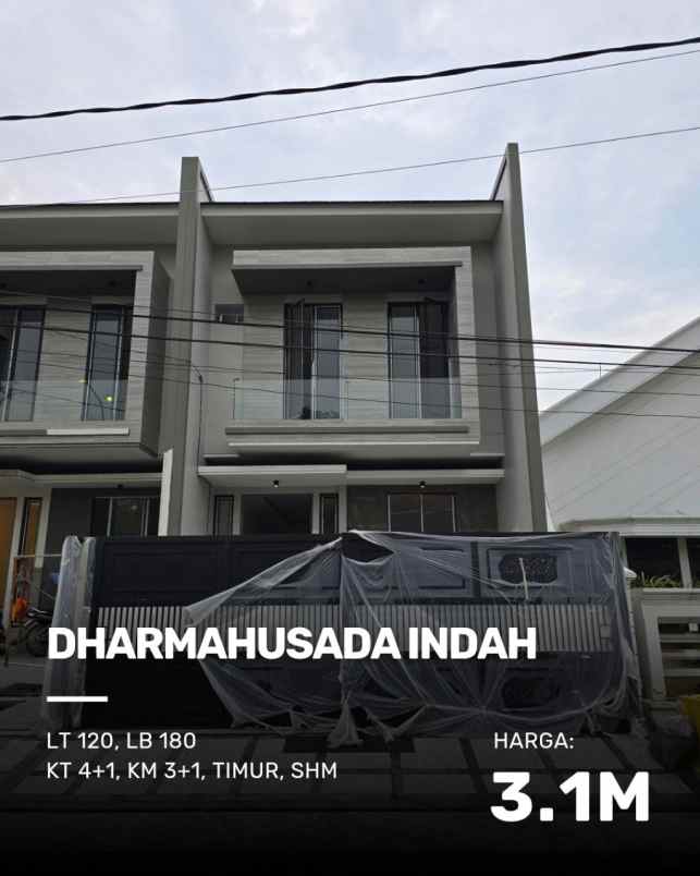 rumah dharmahusada indah new minimalis