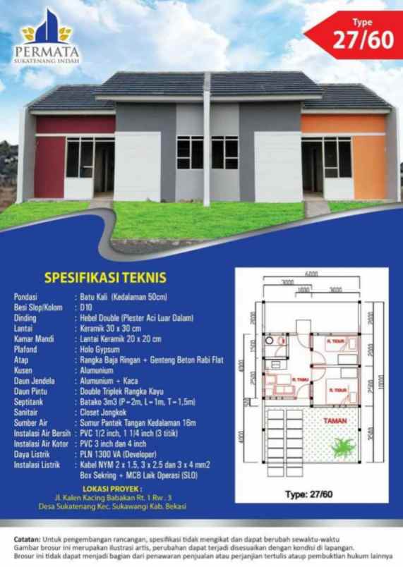 rumah jalan raya pasar muara