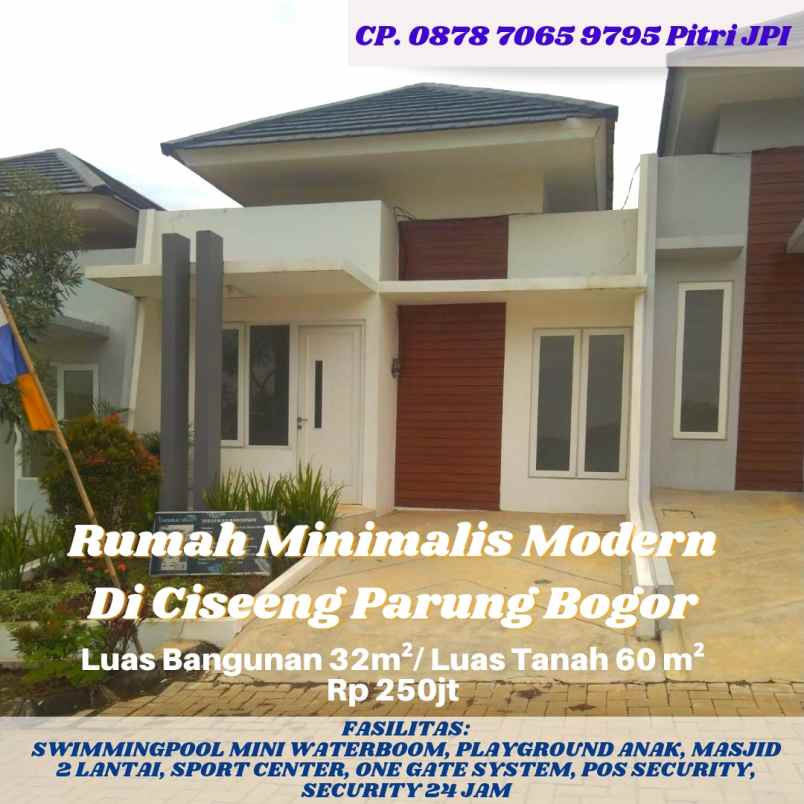 Rumah Minimalis Fasilitas Lengkap Ciseeng Bogor