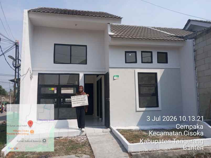 rumah subsidi murah dekat jakarta 1 2 jt flat