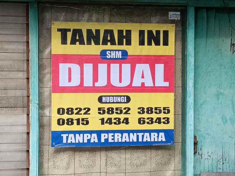 tanah di jual nego