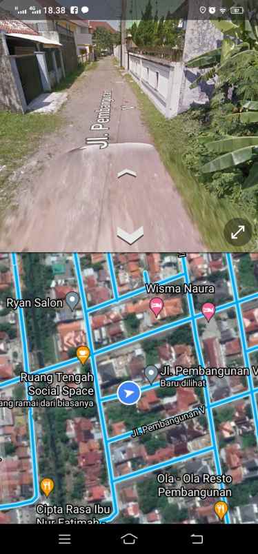 tanah jln komplek pembangunan 5