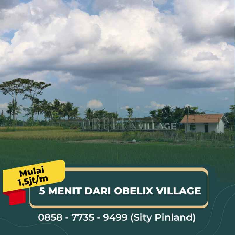 tanah kaveling mulai 200 jutaan di jl palagan km 13