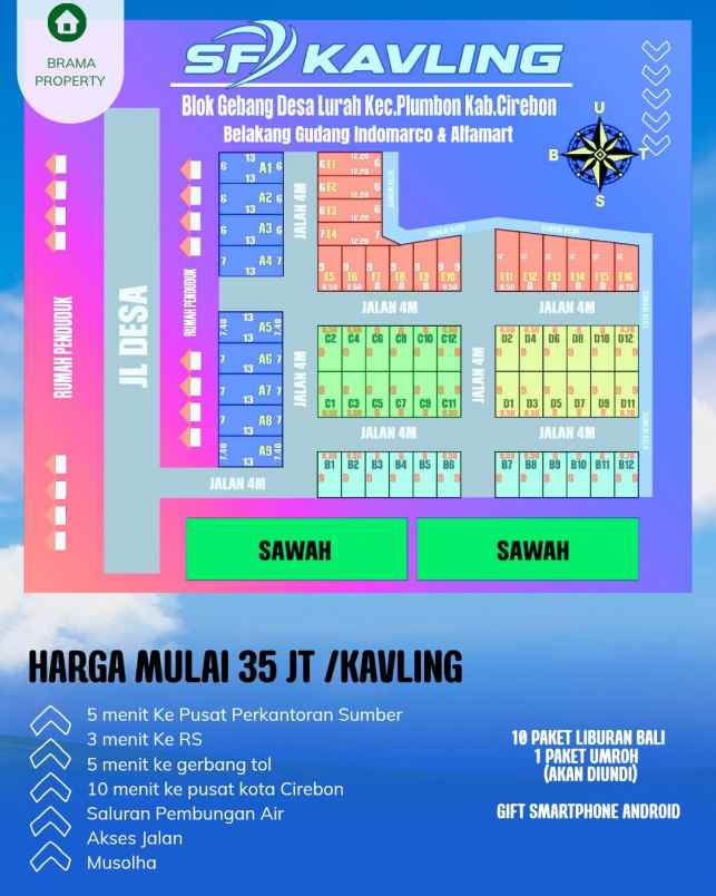 tanah kavling siap bangun dan strategis