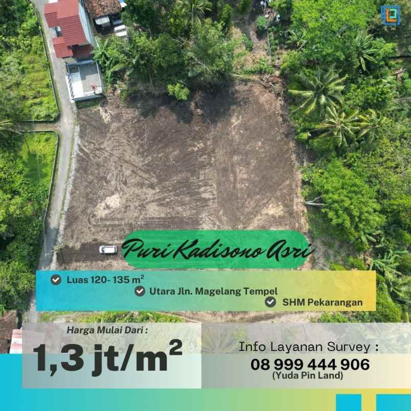 tanah kavling utara jalan magelang tempel