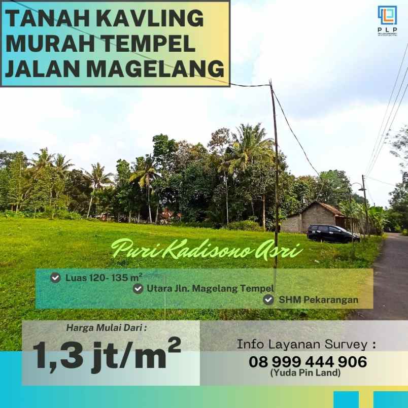 tanah kavling utara jalan magelang tempel