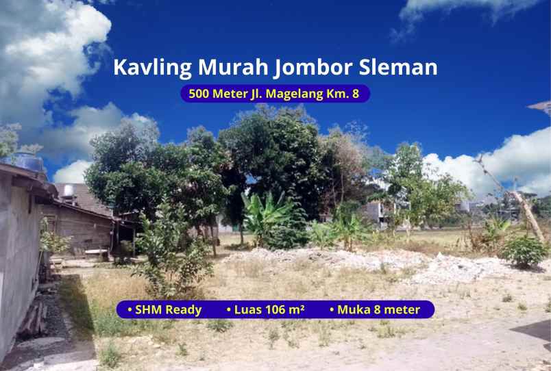 tanah mini kavling strategis dan nyanman jonke sleman