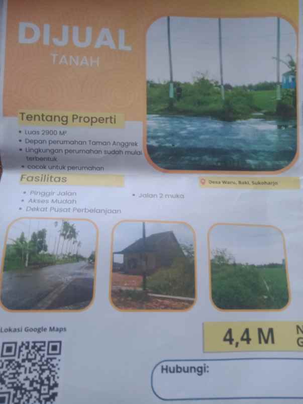 tanah murah sudah dipondasi strategis sekali