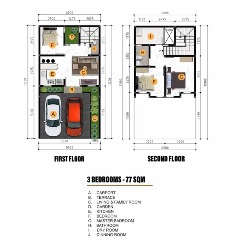 alvaro mansion rumah 2 lantai nempel bintaro