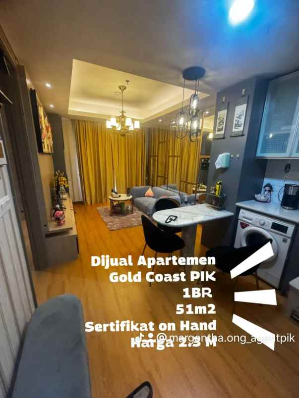 apartemen gold coast pik sertifikat on hand