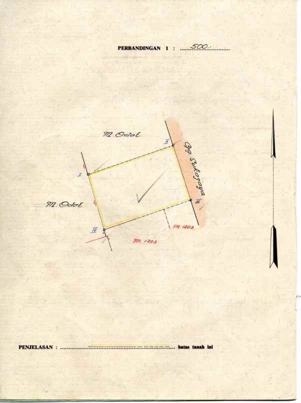 dijual cepat tanah gg sukajaya sukapura pilang cirebon