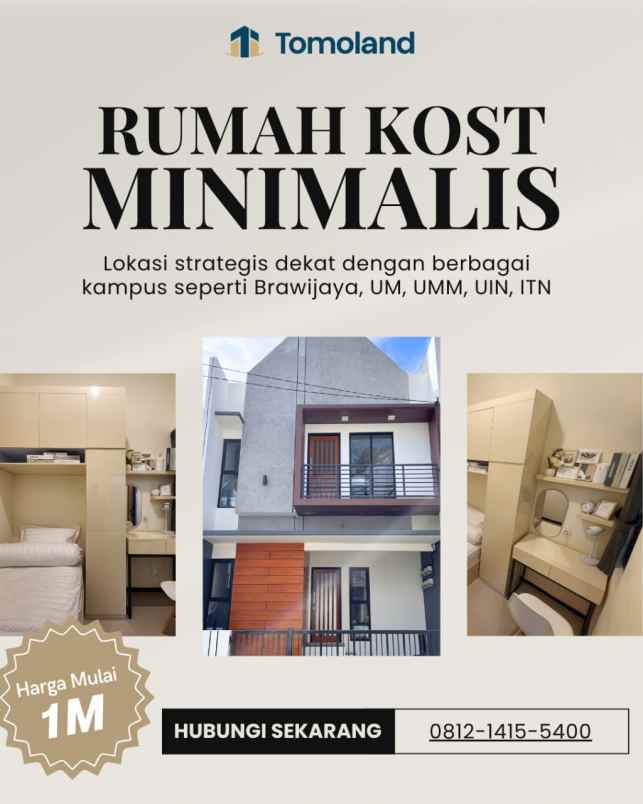 dijual kost jl chili jl perum joyo
