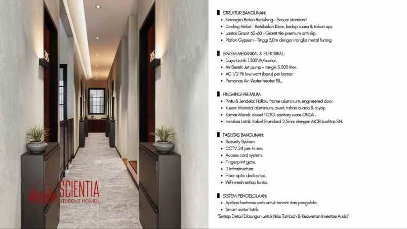 dijual kost jl h boan lisan kukusan