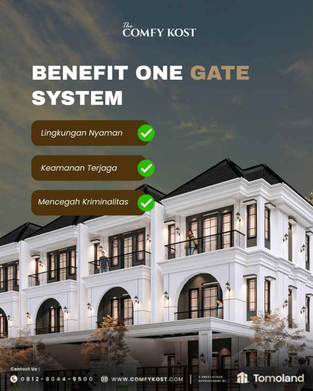 dijual kost jl simpang kyai h yusuf no