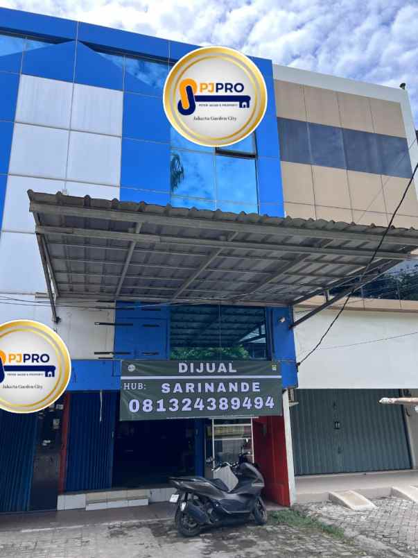 dijual ruko gudang kantor gading griya
