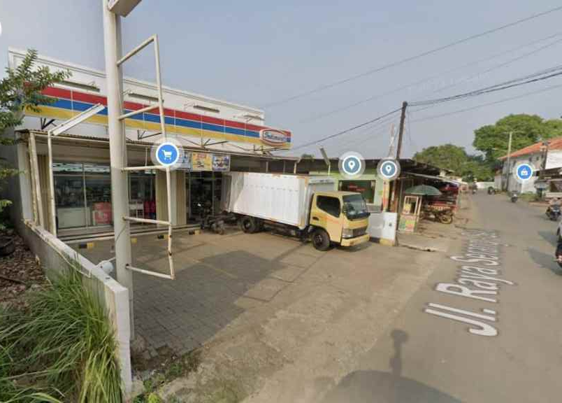 dijual ruko gudang kantor jl raya serang setu