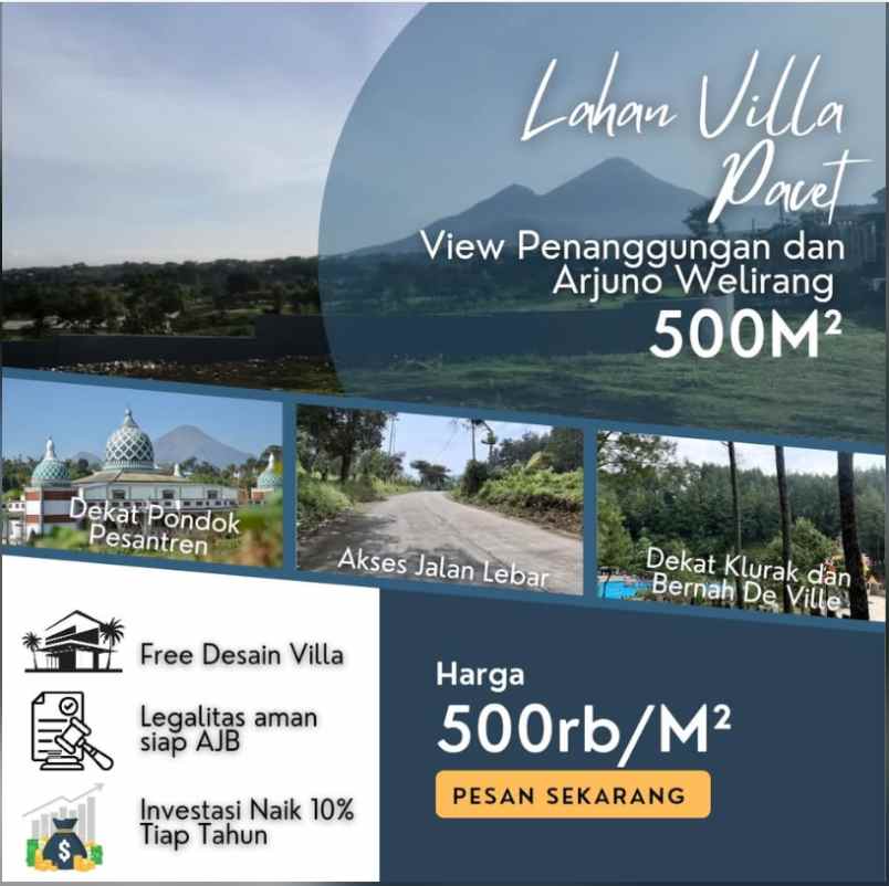 dijual ruko gudang kantor pacet mojokerto jawa timur