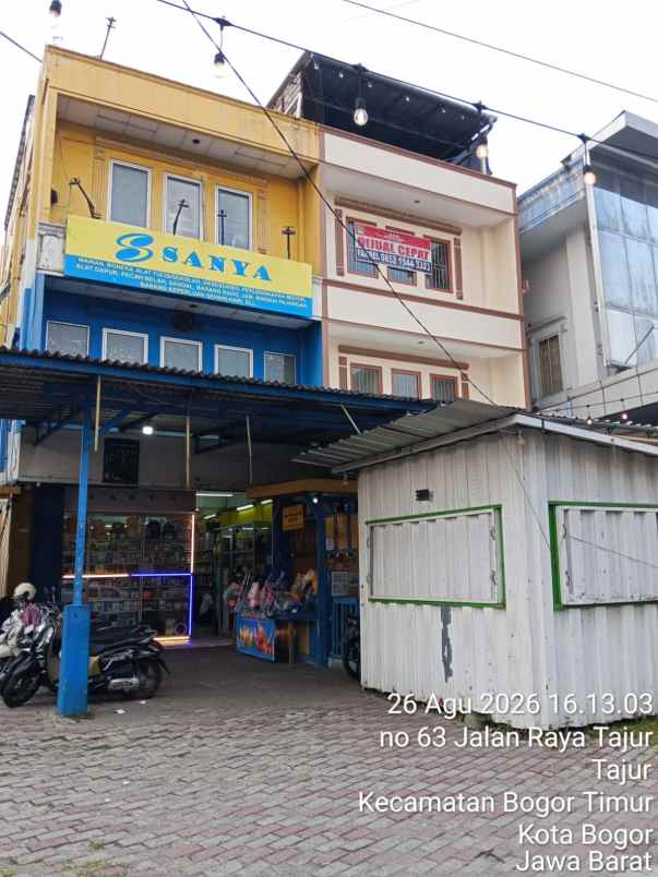 dijual ruko gudang kantor tajur bogor
