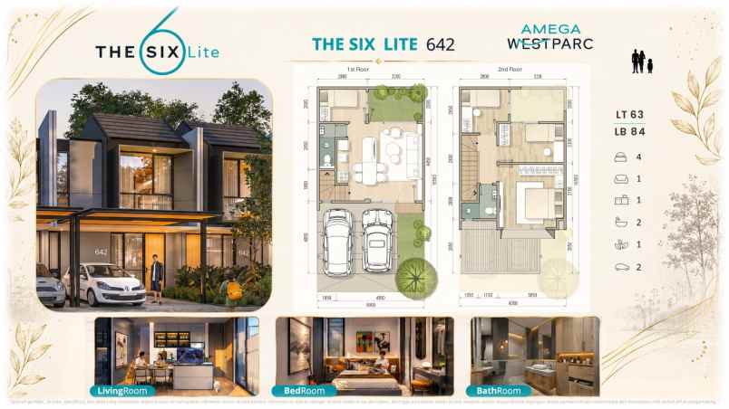 dijual rumah amega westpact menganti