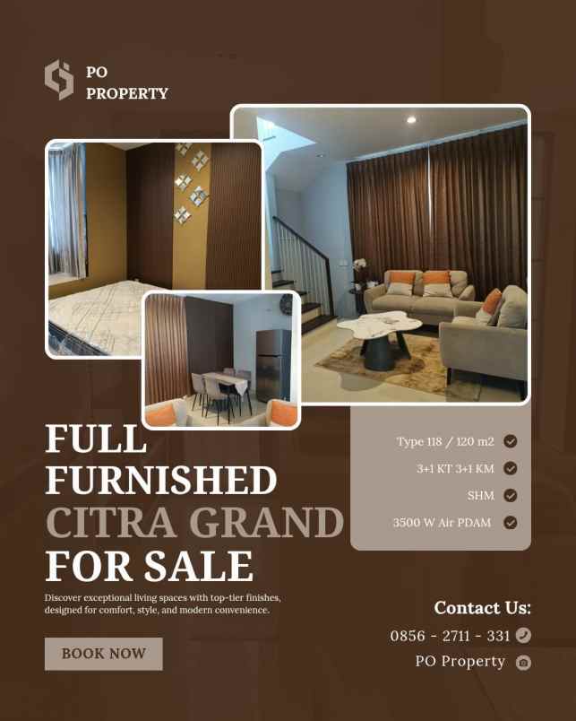 dijual rumah citra grand
