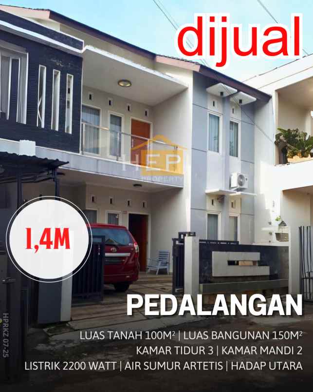 dijual rumah di pedalangan banyumanik semarang