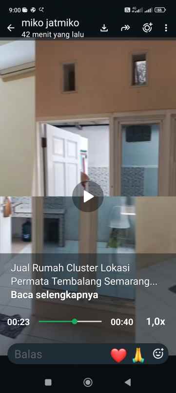 dijual rumah di permata tembalang semarang
