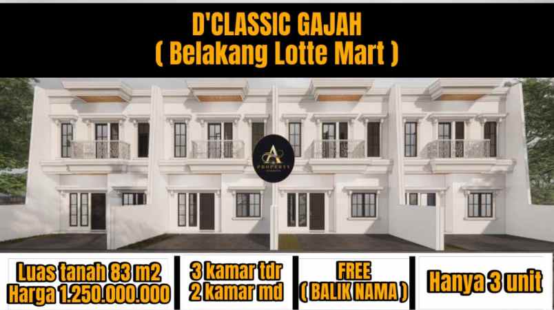 dijual rumah gajah
