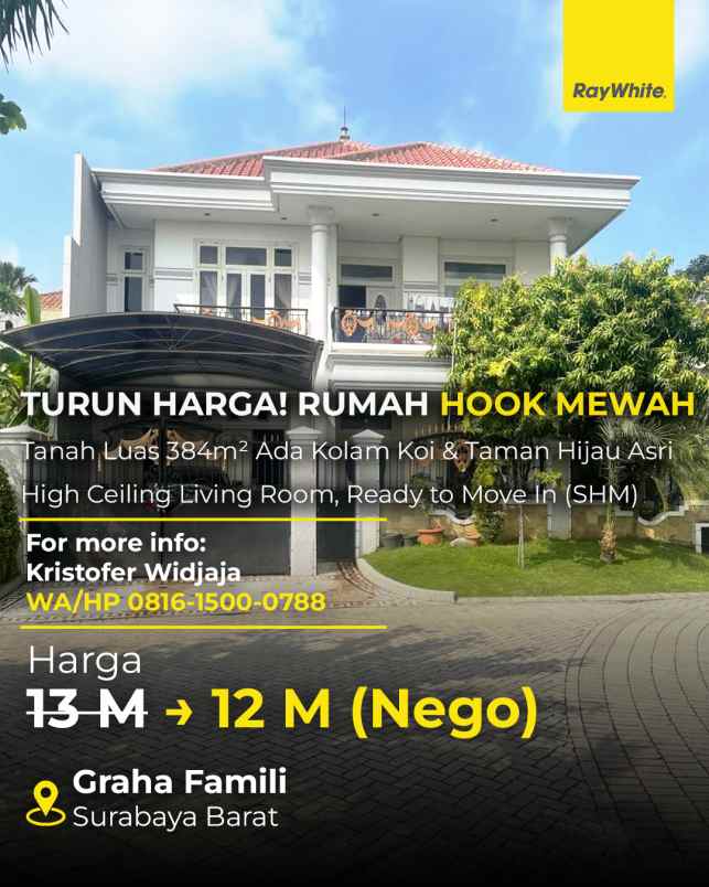dijual rumah graha family