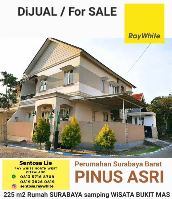 dijual rumah jalan pinus asri