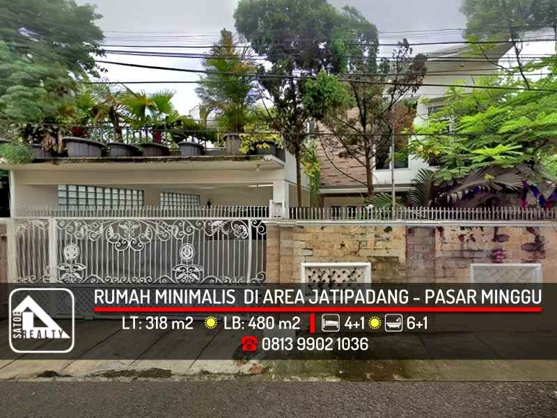 dijual rumah jatipadang pasar minggu