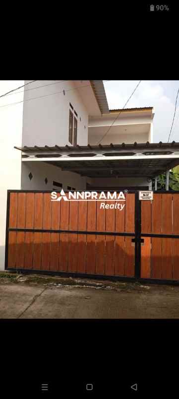 dijual rumah jln raya pondok gede bekasi