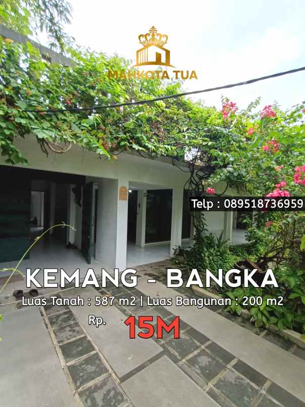 dijual rumah kemang