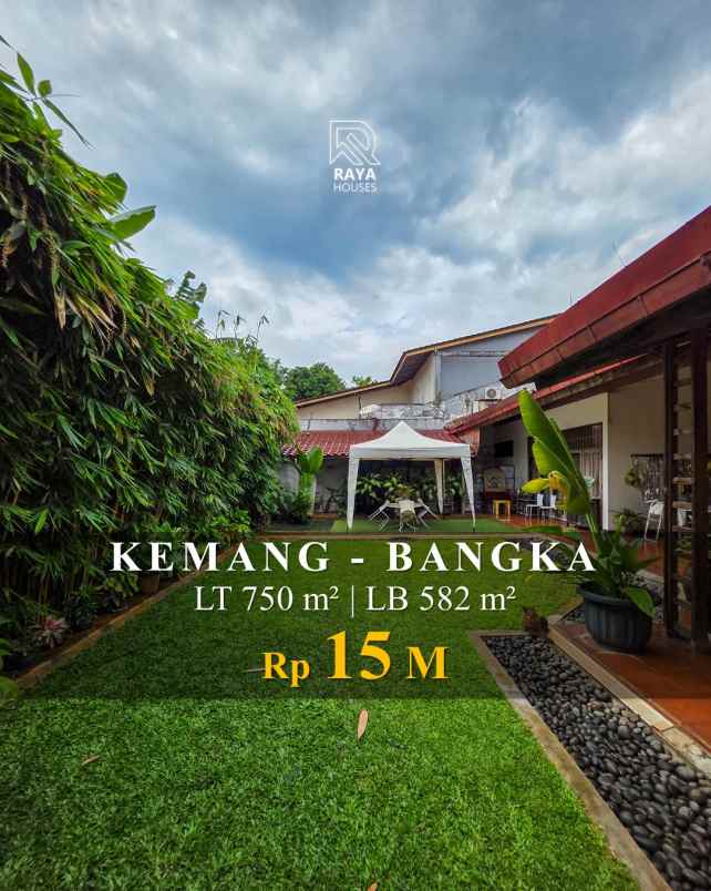 dijual rumah kemang