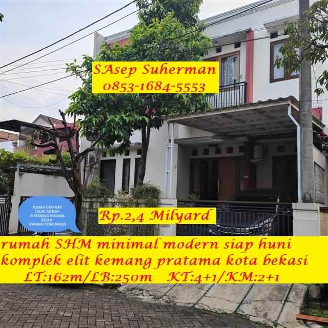 Dijual Murah Rumah Shm Minimalis Modern 2 Lantai Terawat Siap Huni