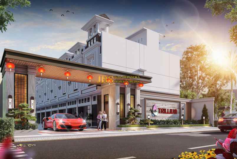 dijual rumah komplek trillium jalan