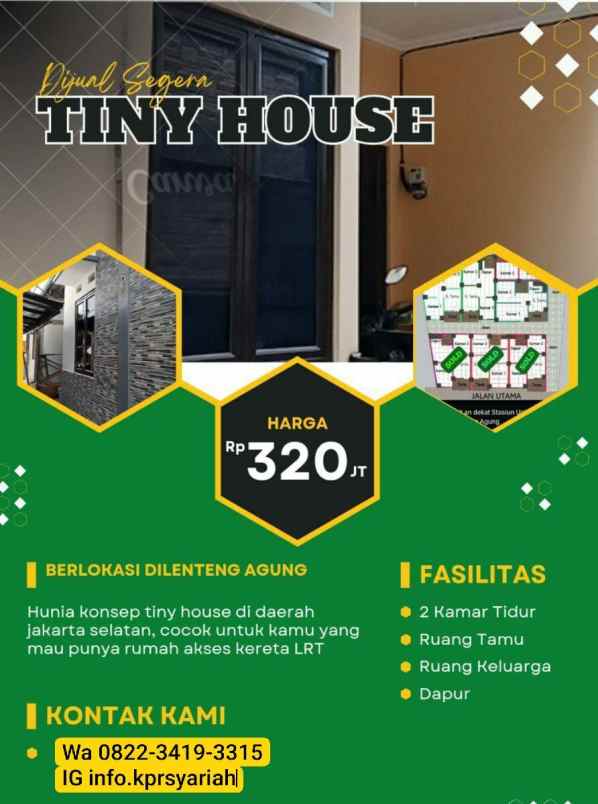 dijual rumah lenteng agung