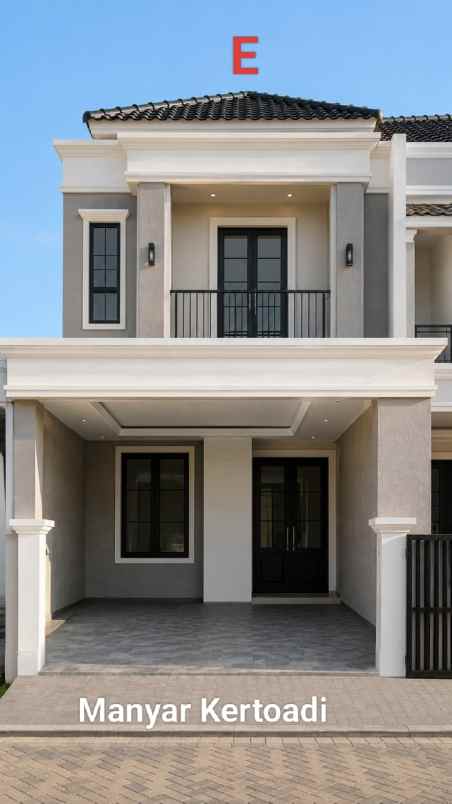 dijual rumah manyar kertoadi